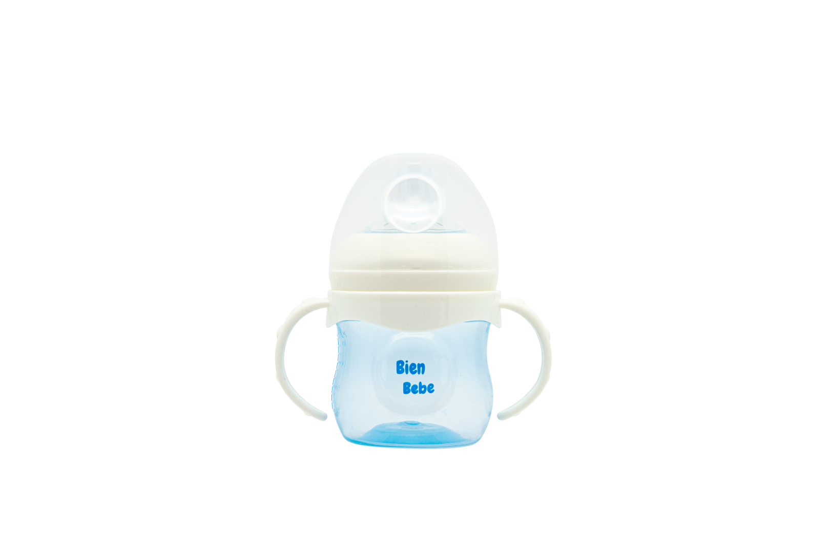 Natural flow Anti-Colic + Wide Neck Baby Bottle + Handle, 4oz/125mL, 3 Counts
