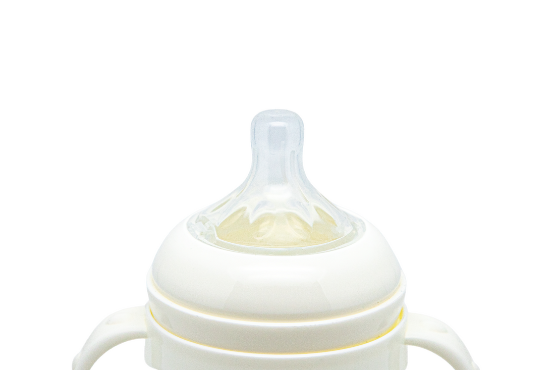 Natural flow Anti-Colic + Wide Neck Baby Bottle + Handle, 4oz/125mL, 3 Counts