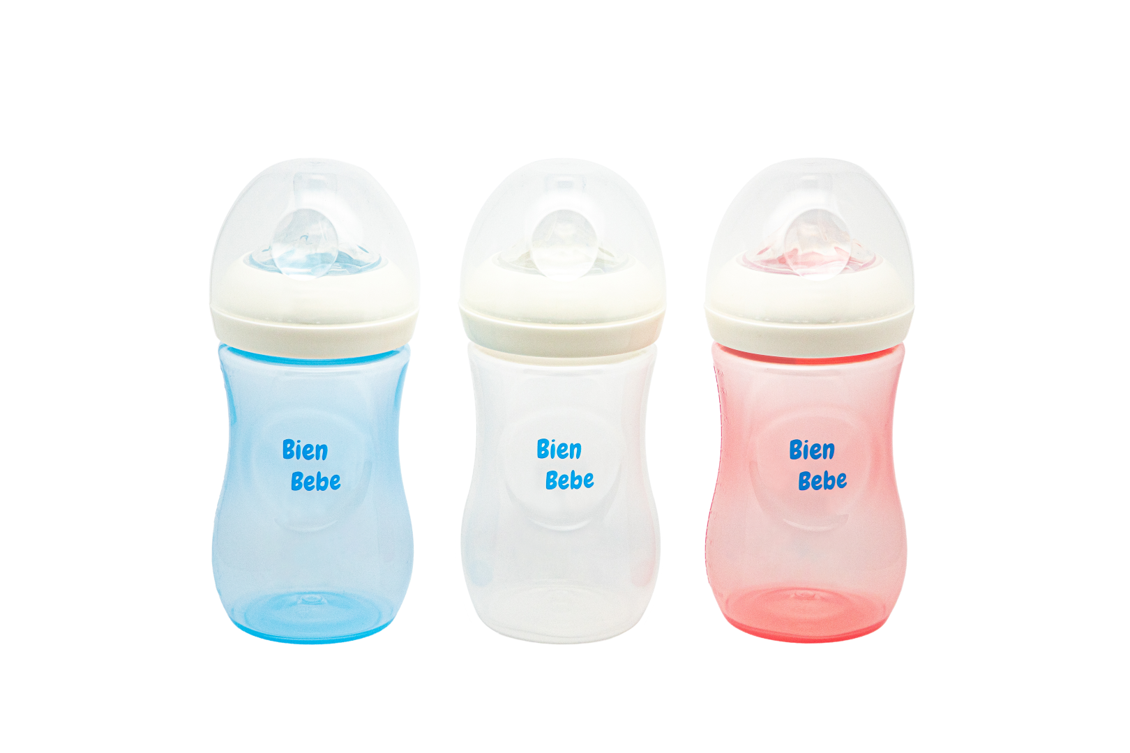 Natural flow Anti-Colic + Wide Neck Baby Bottle, 9oz/240mL, 3 Counts