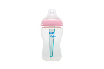 Natural Flow Advance Anti-Colic + Wide Neck Baby Bottle, 10oz/300mL, 3 Counts
