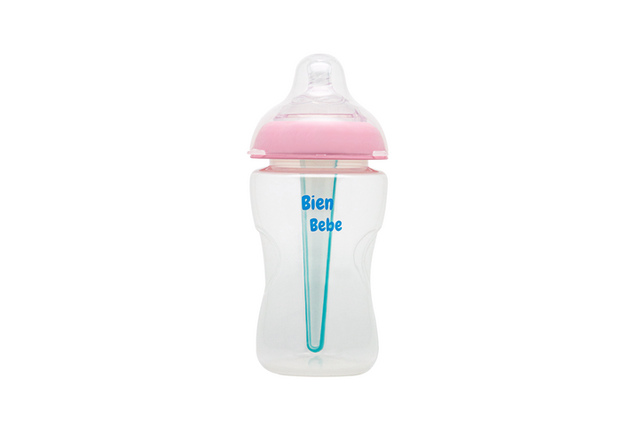 Natural Flow Advance Anti-Colic + Wide Neck Baby Bottle, 10oz/300mL, 3 Counts