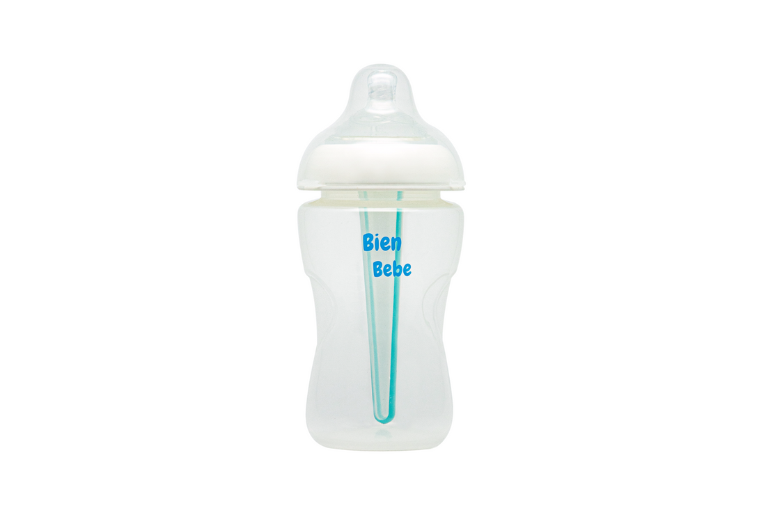 Natural Flow Advance Anti-Colic + Wide Neck Baby Bottle, 10oz/300mL, 3 Counts
