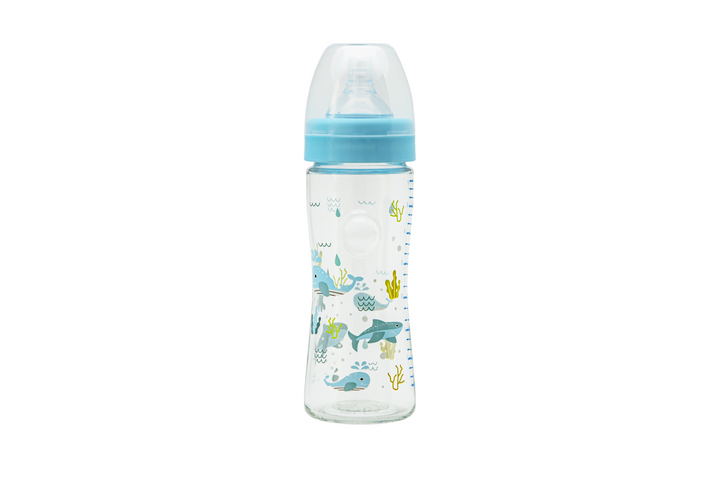 Narrow Glass Bottle, Natural Flow Anti-Colic, 8oz/240ml, 3 Count