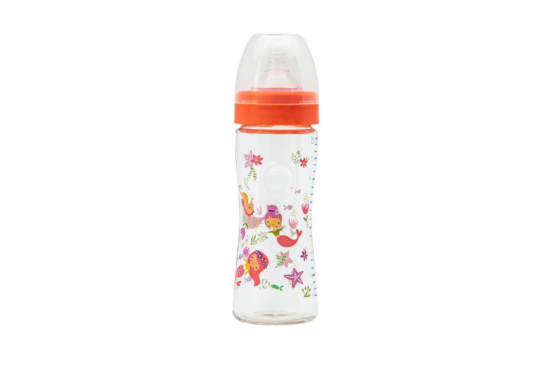 Narrow Glass Bottle, Natural Flow Anti-Colic, 8oz/240ml, 3 Count