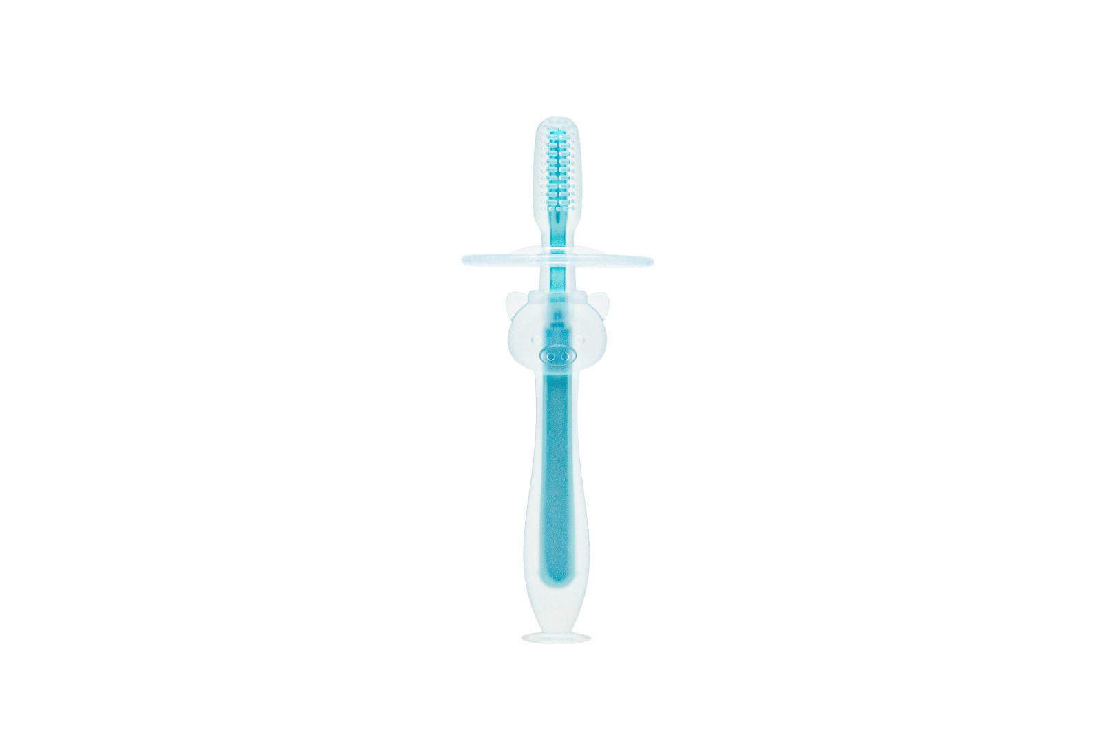 Toothbrush with Baffle, BPA-Free, Food-Grade Silicone, 4 Counts