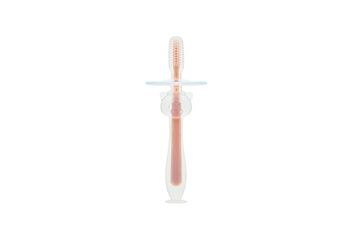 Toothbrush with Baffle, BPA-Free, Food-Grade Silicone, 4 Counts
