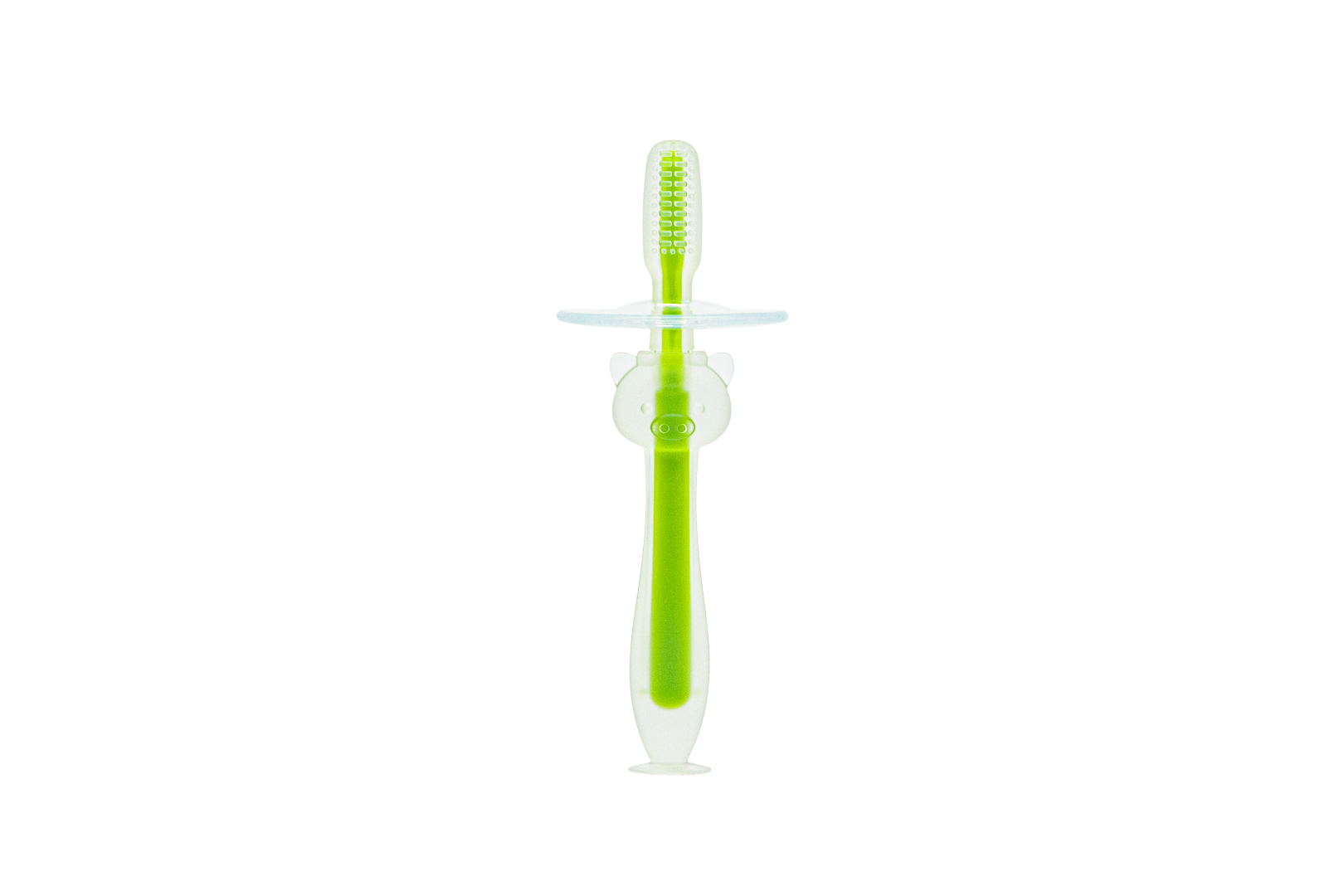 Toothbrush with Baffle, BPA-Free, Food-Grade Silicone, 4 Counts