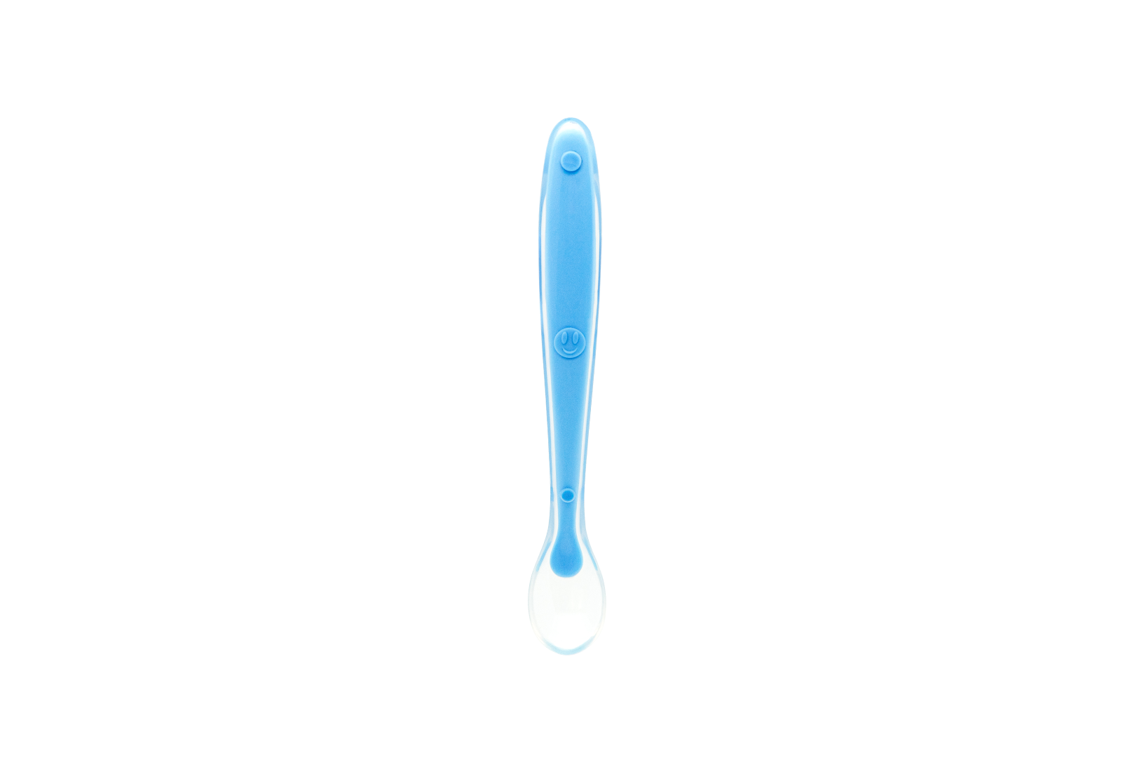 Silicone Baby Feeding Spoon, First Stage Infant Spoons, Soft & Flexible Easy on Gums Tip, 4 Counts