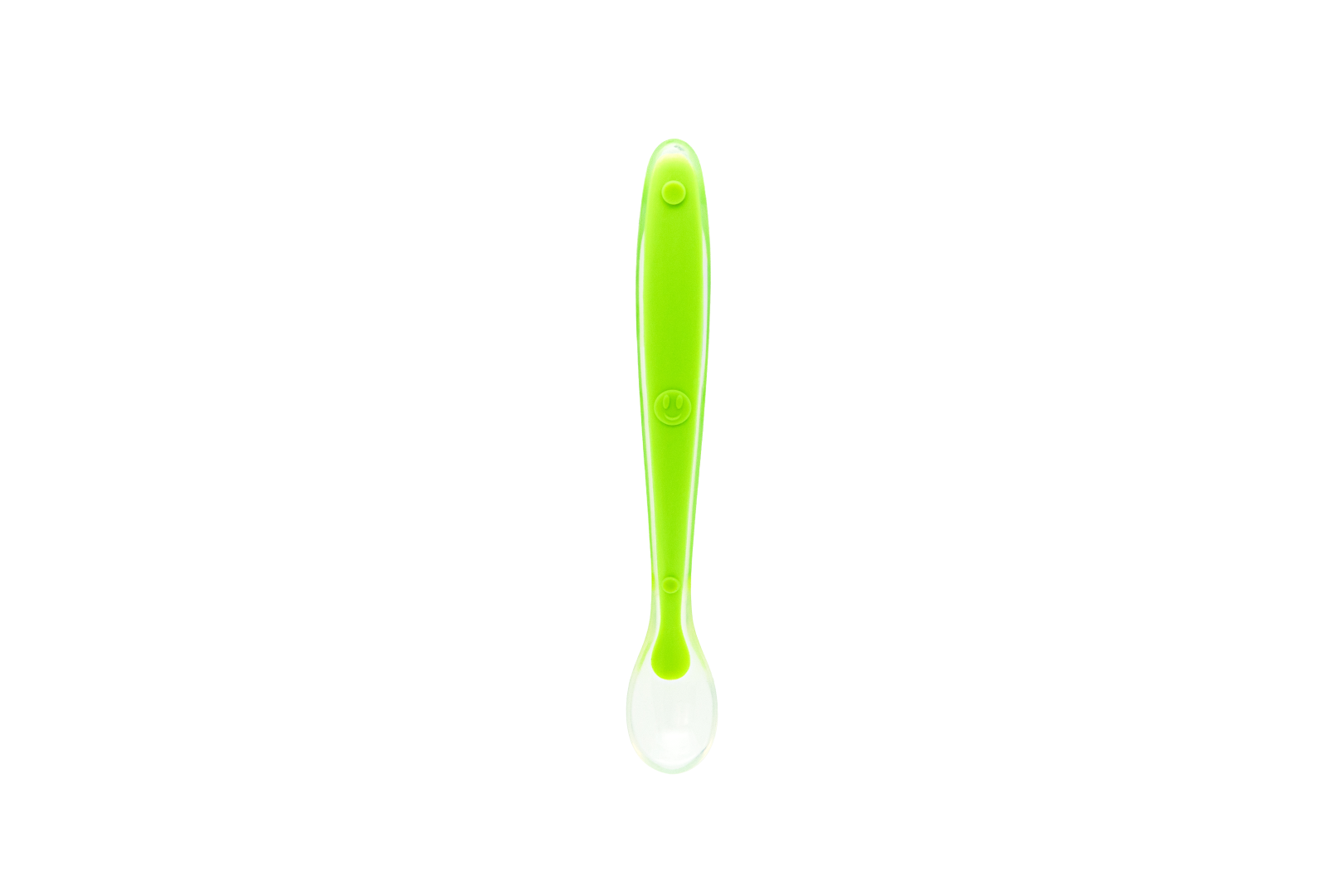 Silicone Baby Feeding Spoon, First Stage Infant Spoons, Soft & Flexible Easy on Gums Tip, 4 Counts