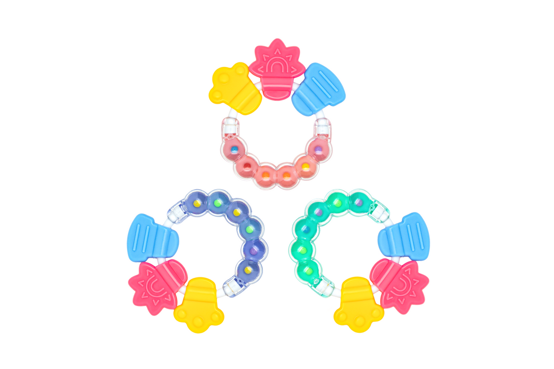 Bell Teether, Sensory Exploration, Gum Relief, 1 Count