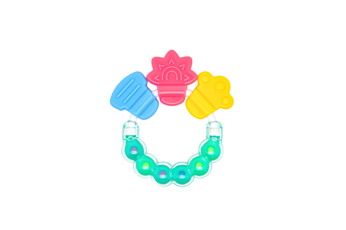 Bell Teether, Sensory Exploration, Gum Relief, 1 Count