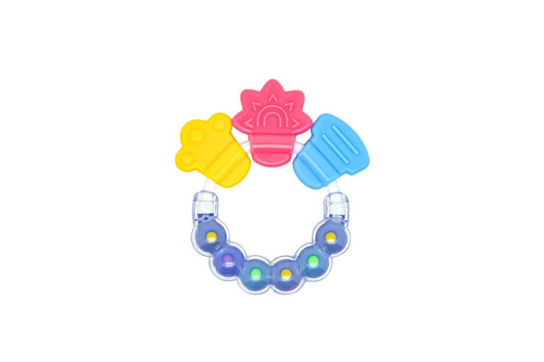 Bell Teether, Sensory Exploration, Gum Relief, 1 Count