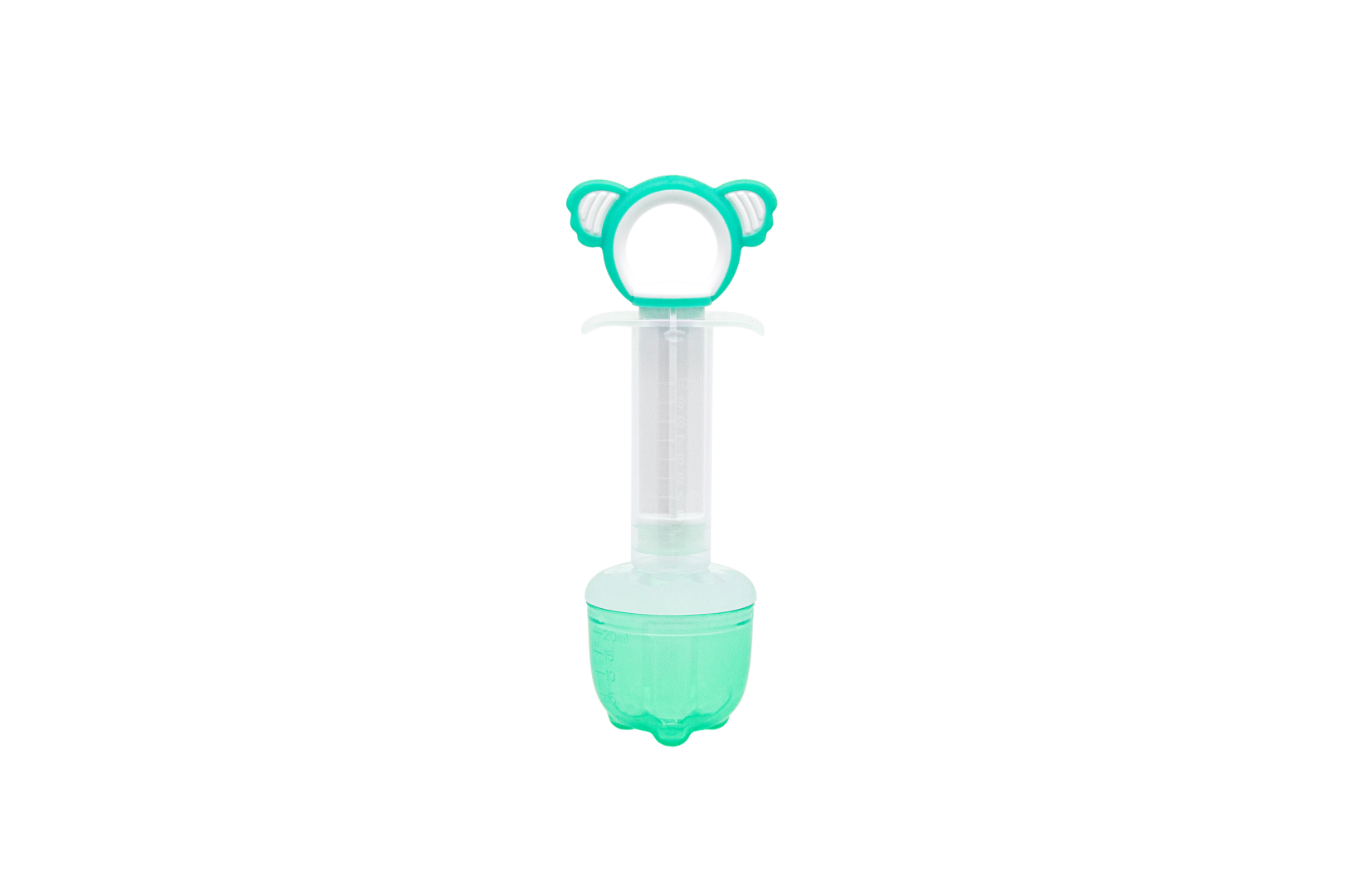 Medicine Syringe Feeder, Soft Silicone Tip/Measurement Cap, 2 Count