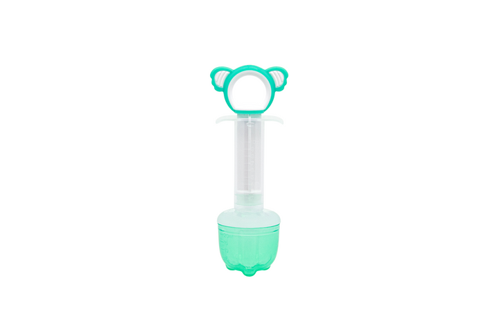 Medicine Syringe Feeder, Soft Silicone Tip/Measurement Cap, 2 Count