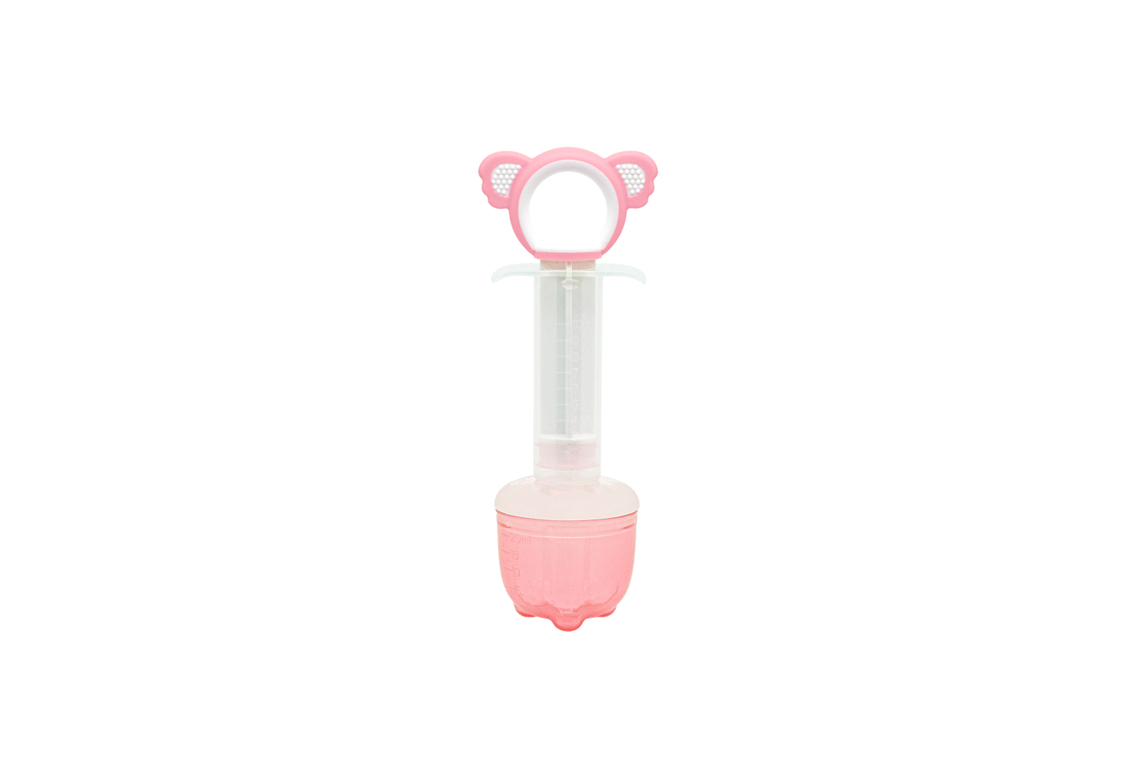 Medicine Syringe Feeder, Soft Silicone Tip/Measurement Cap, 2 Count