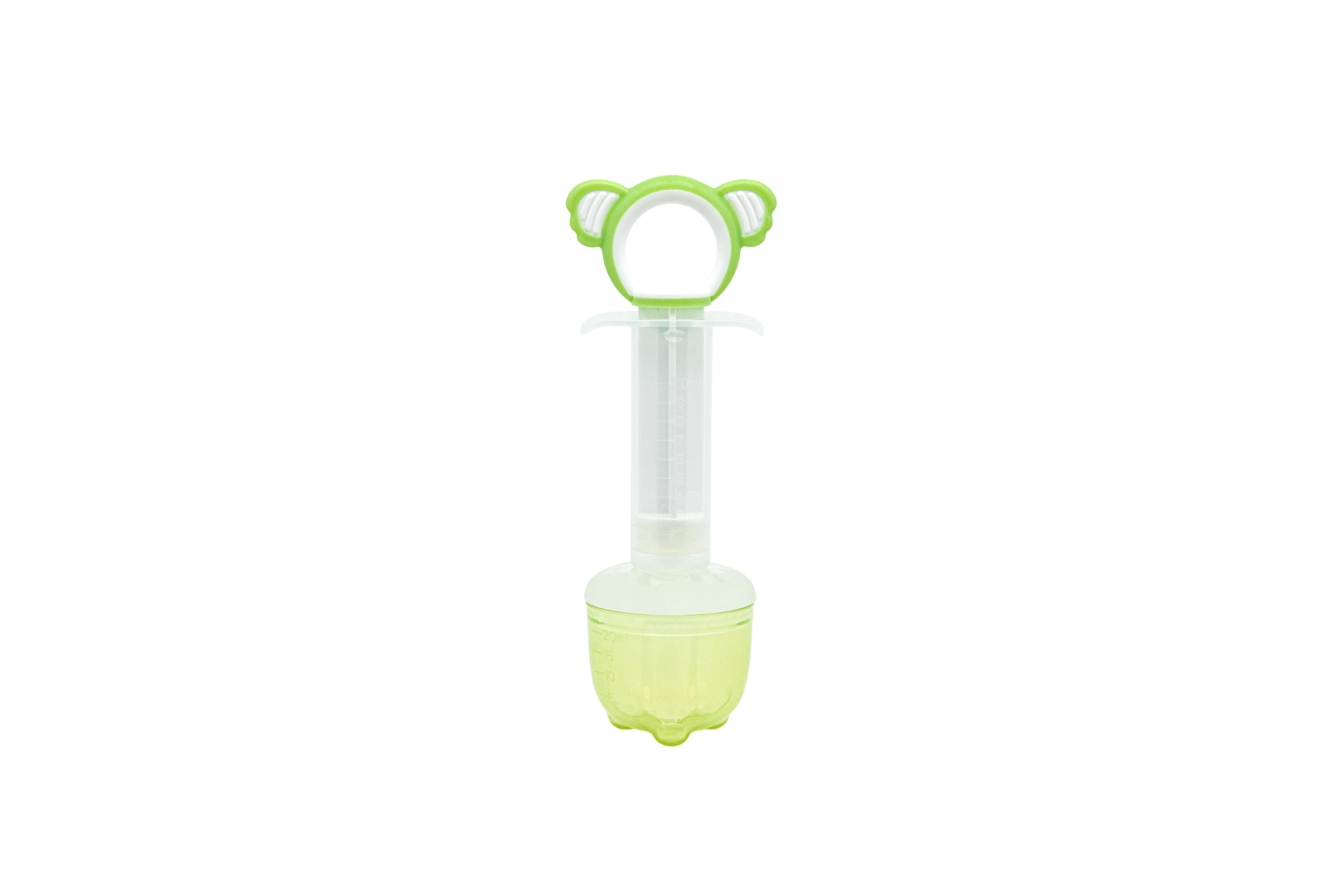 Medicine Syringe Feeder, Soft Silicone Tip/Measurement Cap, 2 Count