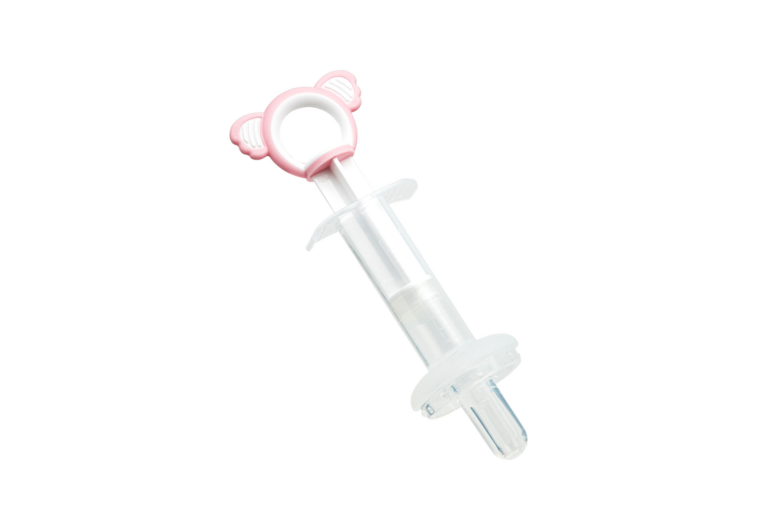 Medicine Syringe Feeder, Soft Silicone Tip/Measurement Cap, 2 Count
