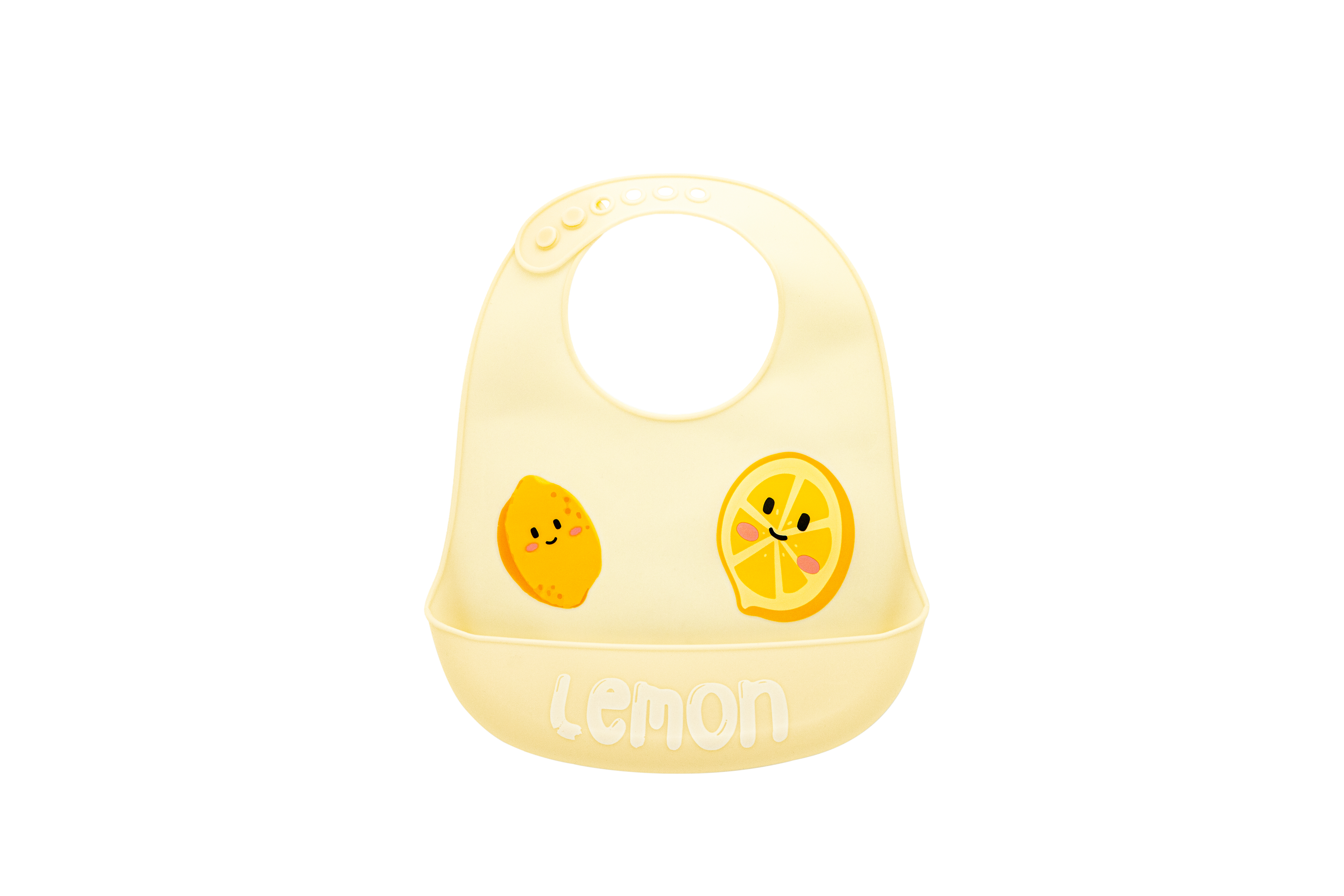 100% Baby Silicone Bib with Food Catcher, Durable & Adjustable