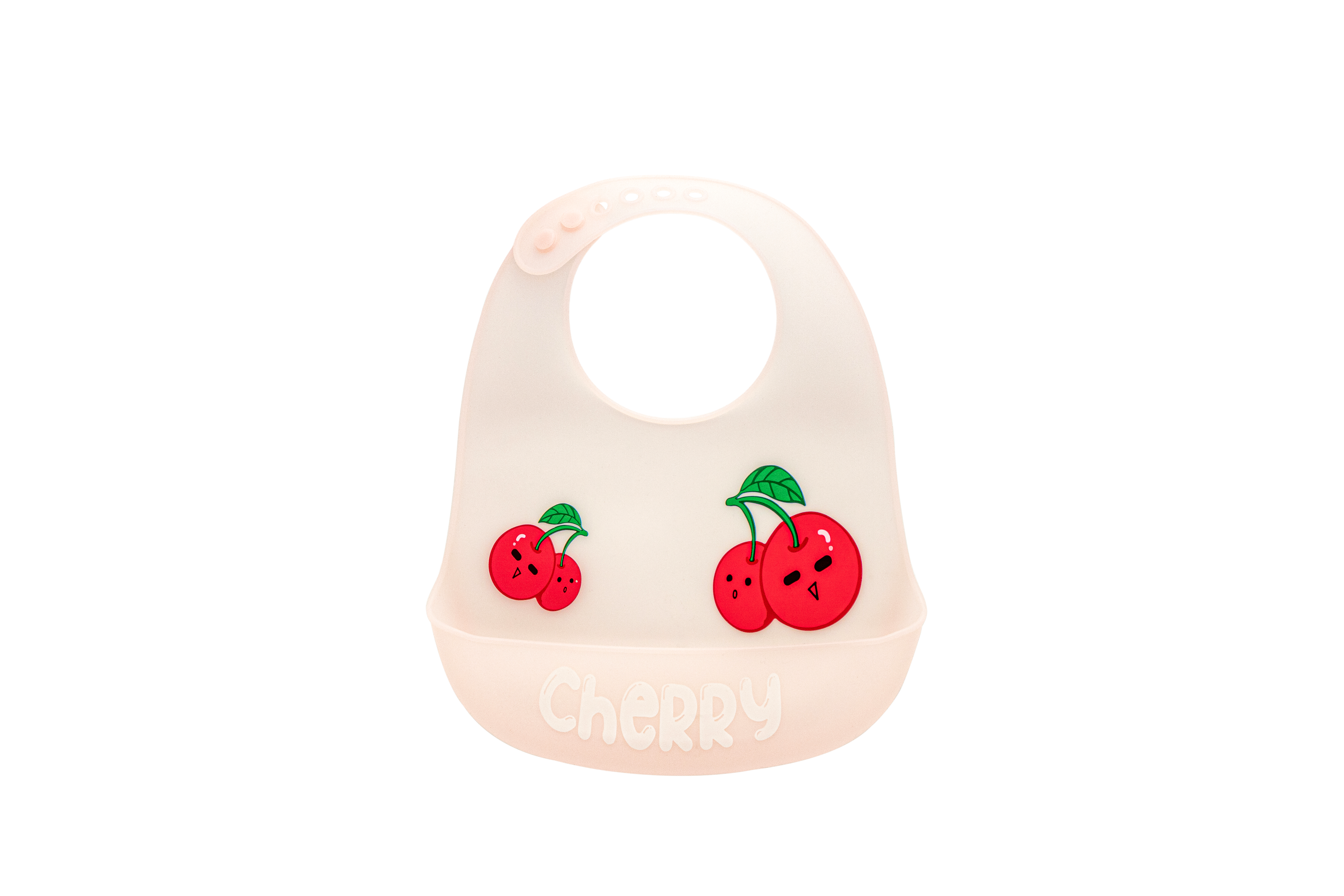 100% Baby Silicone Bib with Food Catcher, Durable & Adjustable
