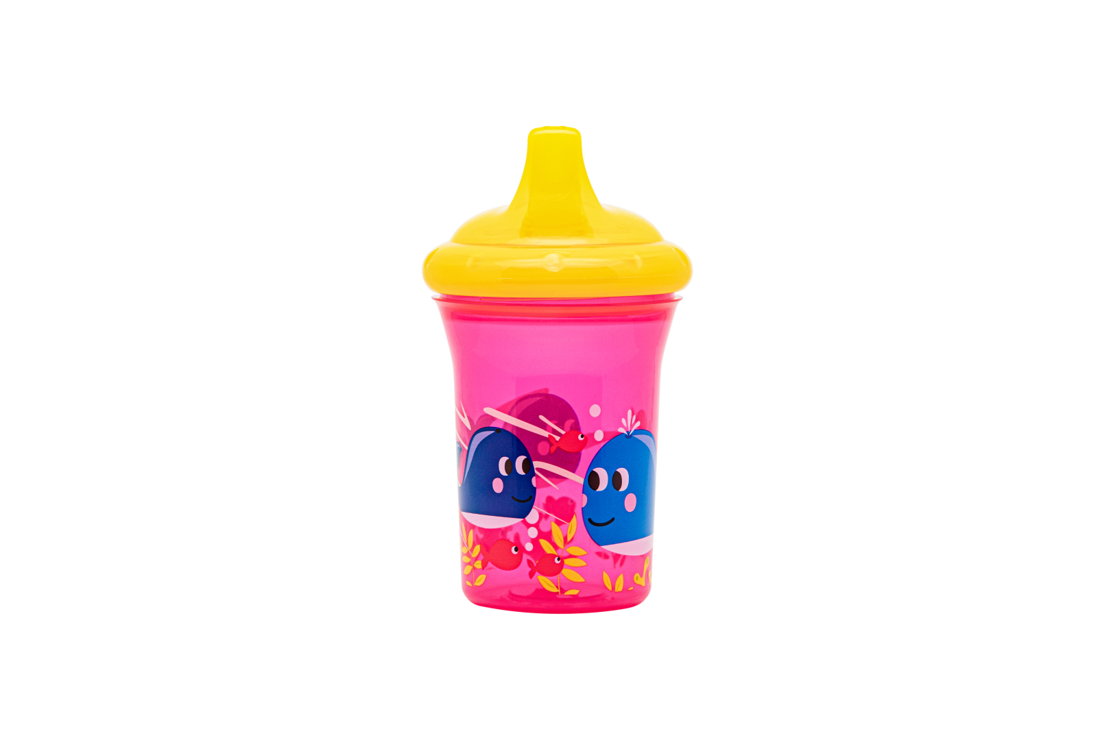 Colorful Hard Spout Sippy Cup, 8oz/260mL, Easy grip, Spill Proof, 2 Count