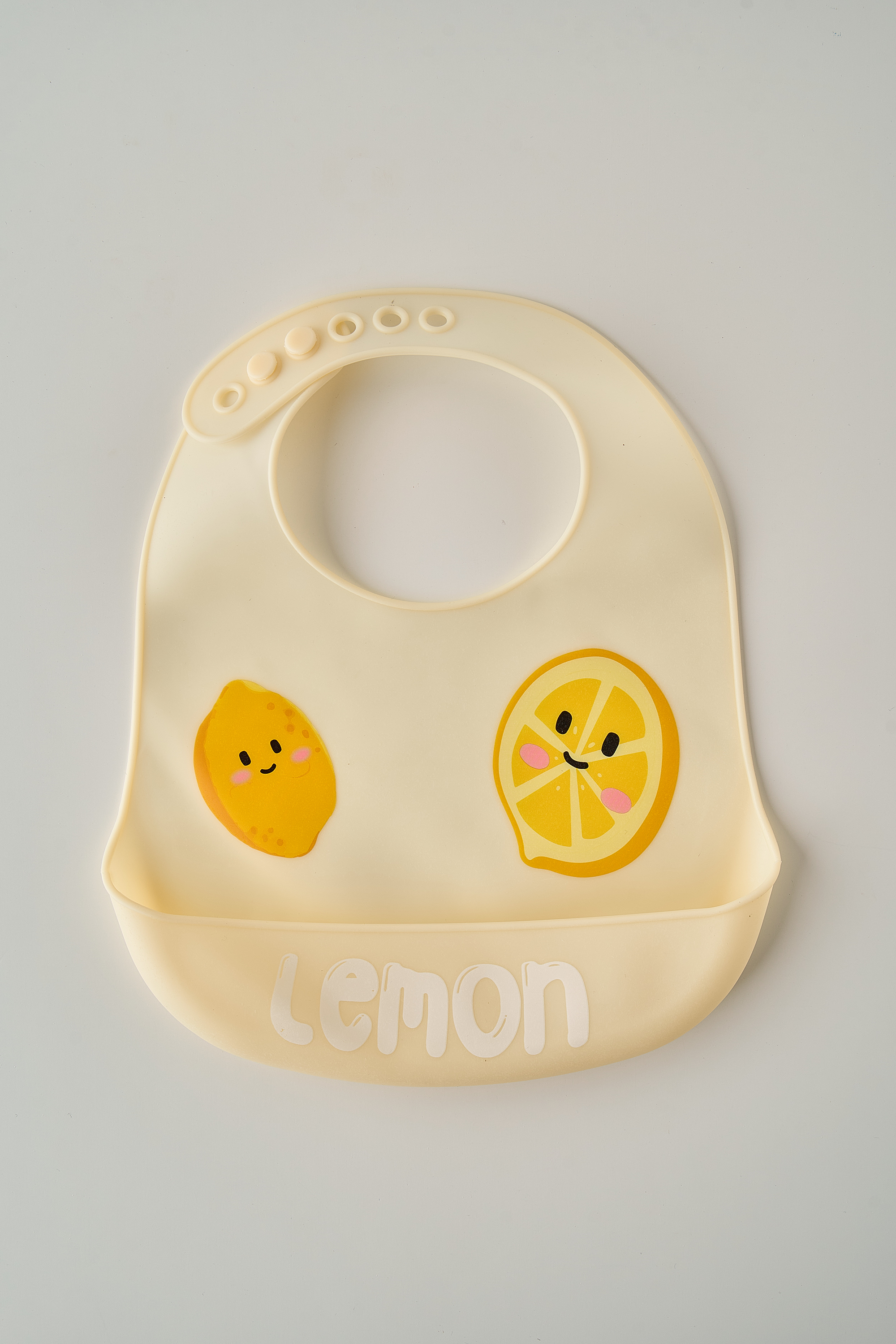 100% Baby Silicone Bib with Food Catcher, Durable & Adjustable