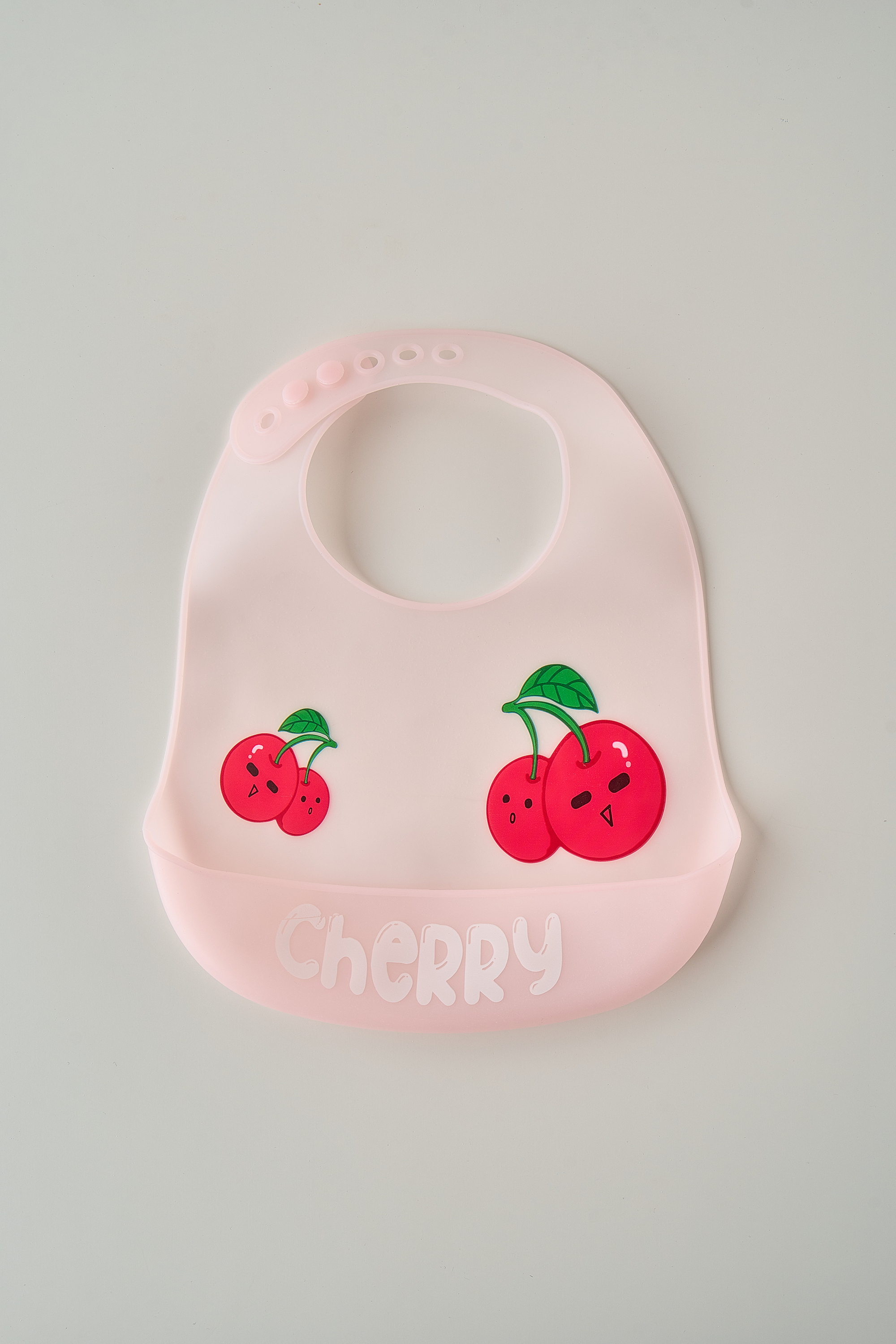 100% Baby Silicone Bib with Food Catcher, Durable & Adjustable