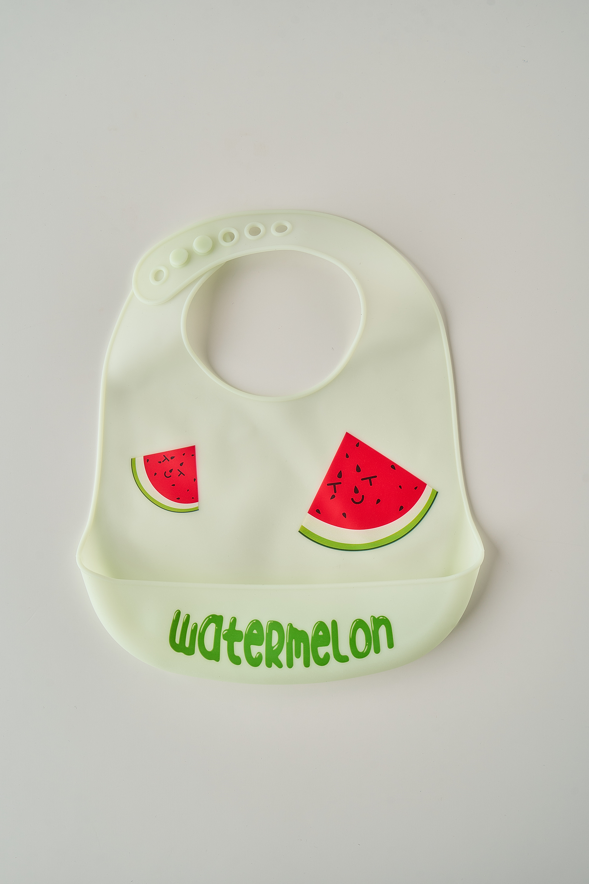 100% Baby Silicone Bib with Food Catcher, Durable & Adjustable
